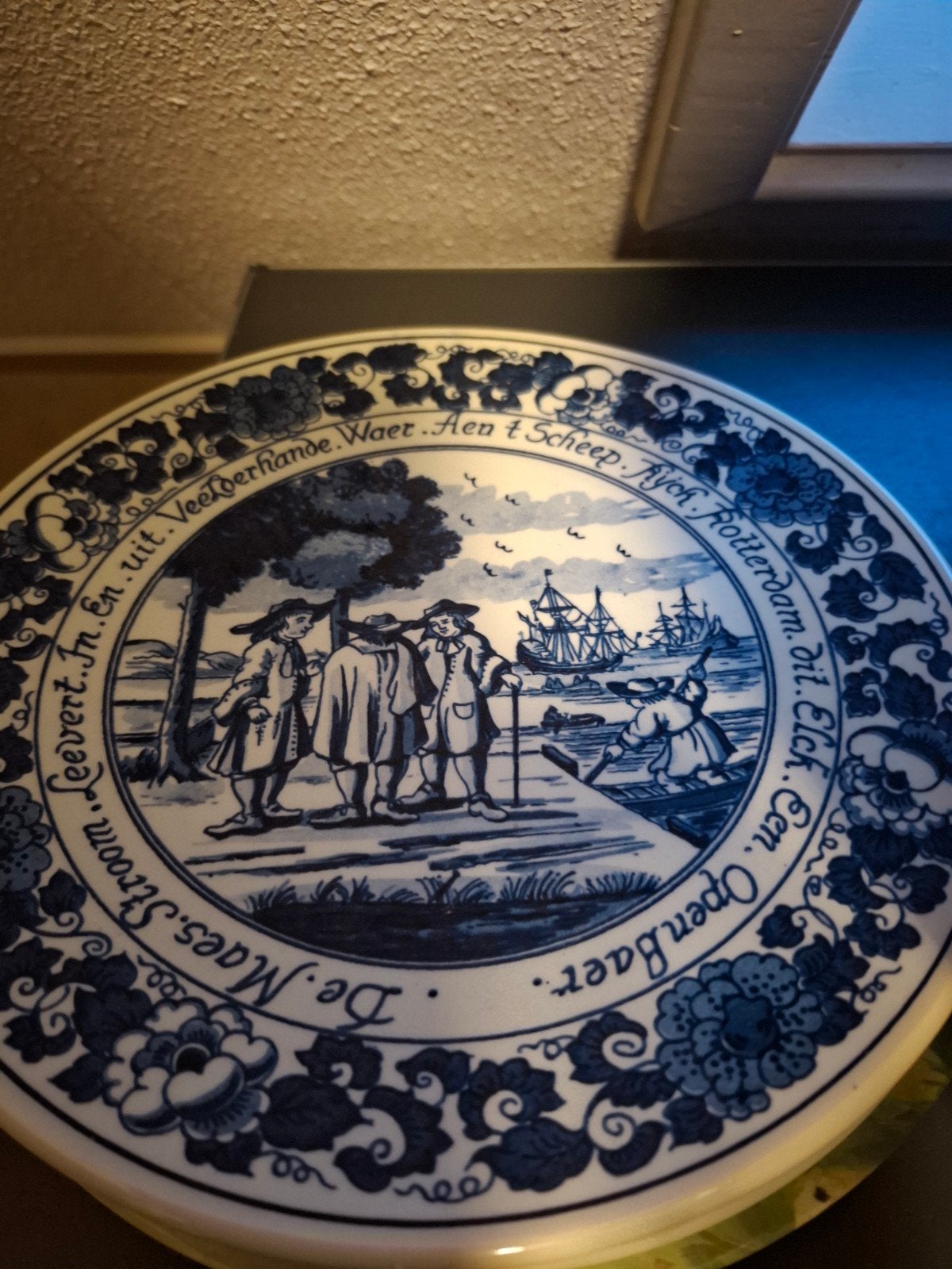 oude bordjes 4 x, Antiek en Kunst, Ophalen