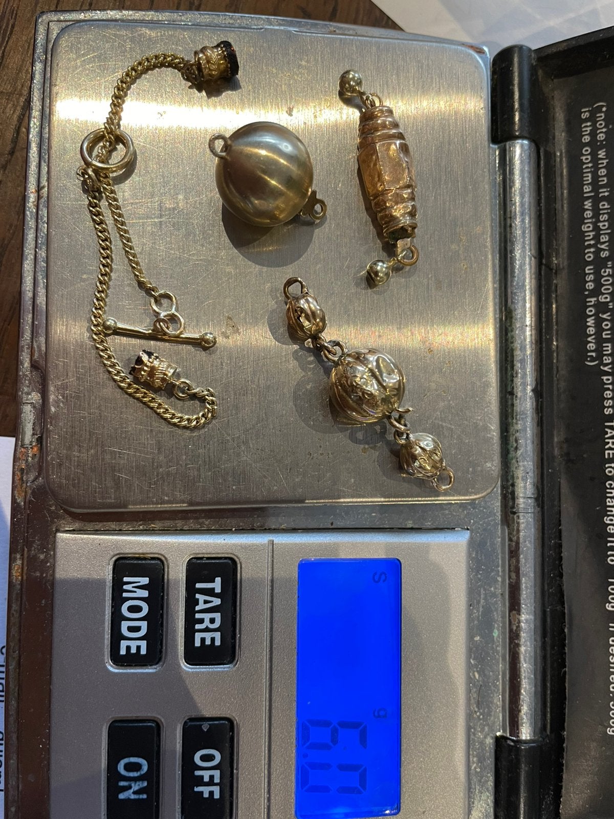 4 gouden slotjes, Ophalen of Verzenden, Goud
