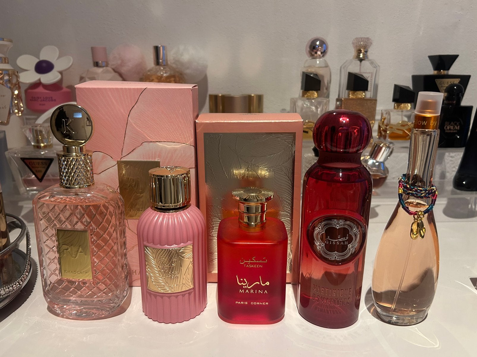 Parfum Khadlaj, Qissa, Taskeen, Gissah, JLO, Verzamelen, Ophalen of Verzenden, Zo goed als nieuw