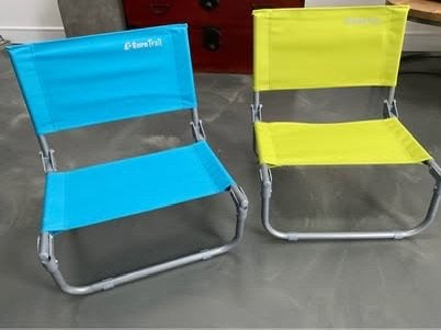 Frisse lage strandstoeltjes. OPHALEN., Ophalen of Verzenden, Nieuw