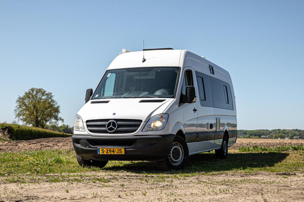 Mercedes Sprinter Buscamper 130PK 2024! OFF-GRID, Automaat, Chemisch toilet, Buitenlamp, Diesel
