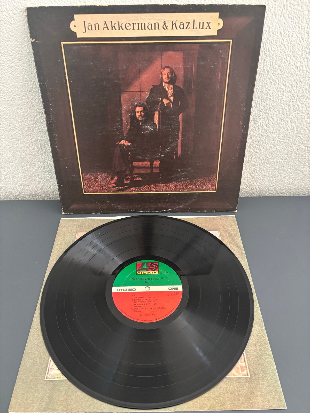 Jan Akkerman & Kaz Lux - Eli LP (1976) Rock, Ophalen of Verzenden, Beschermende buitenhoes, Progressive Rock, Gebruikt