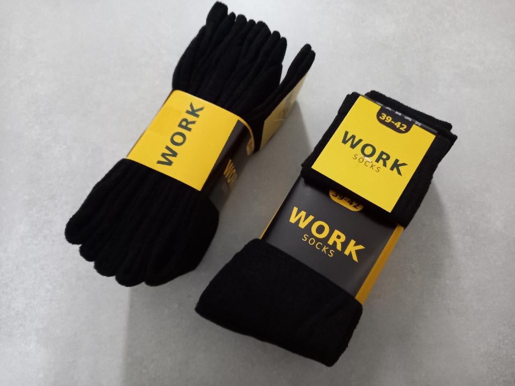 Nieuw! Zwarte werksokken Work sokken maat 39/42 DE LAATSTE, Zwart, Nieuw, Ophalen of Verzenden, Maat 39 t/m 42