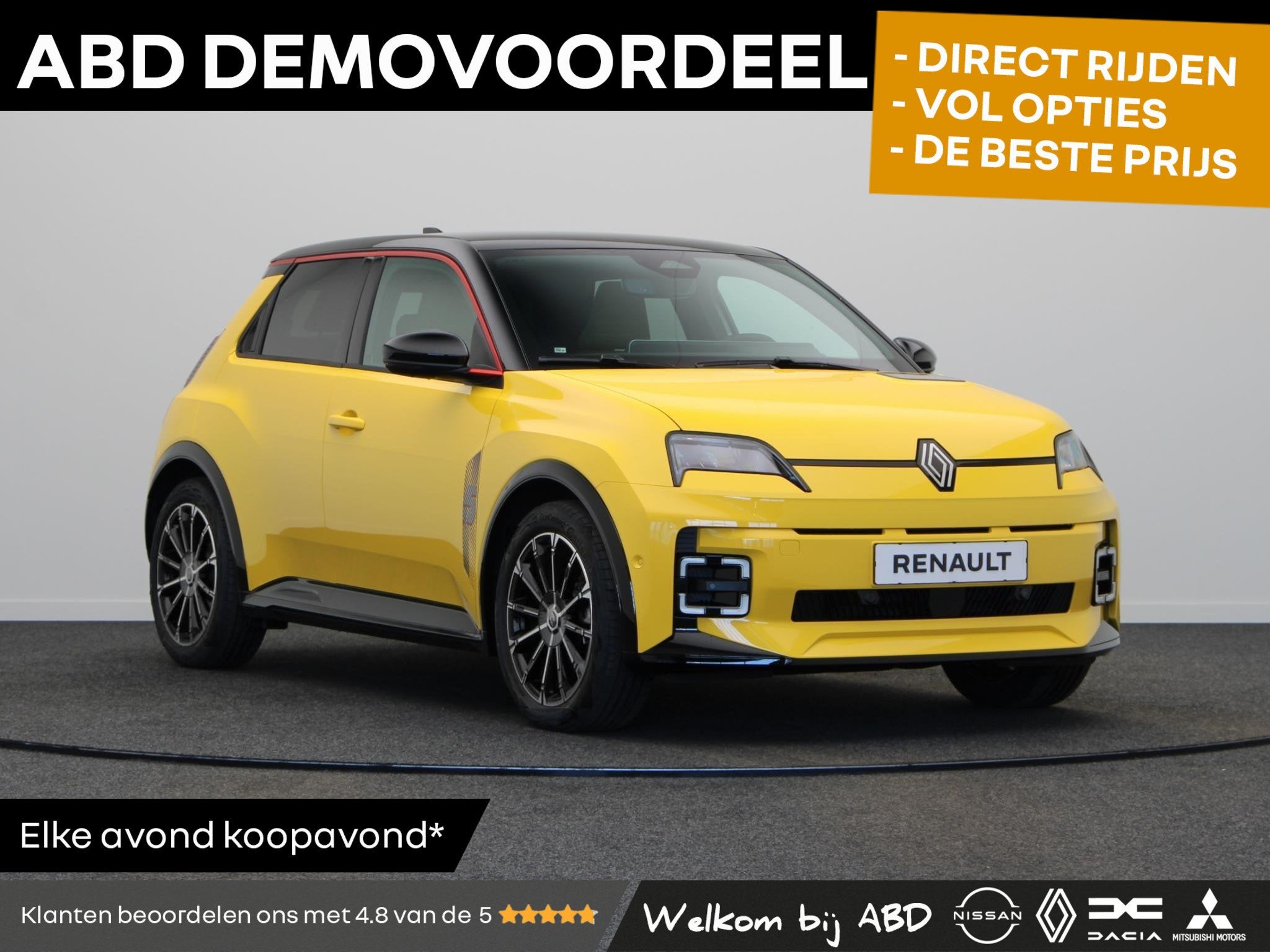 Renault 5 comfort range iconic cinq 52 kWh | Vijf jaar garan, Auto's, Dealer onderhouden, Stof, Automatische klimaatregeling, 500 kg