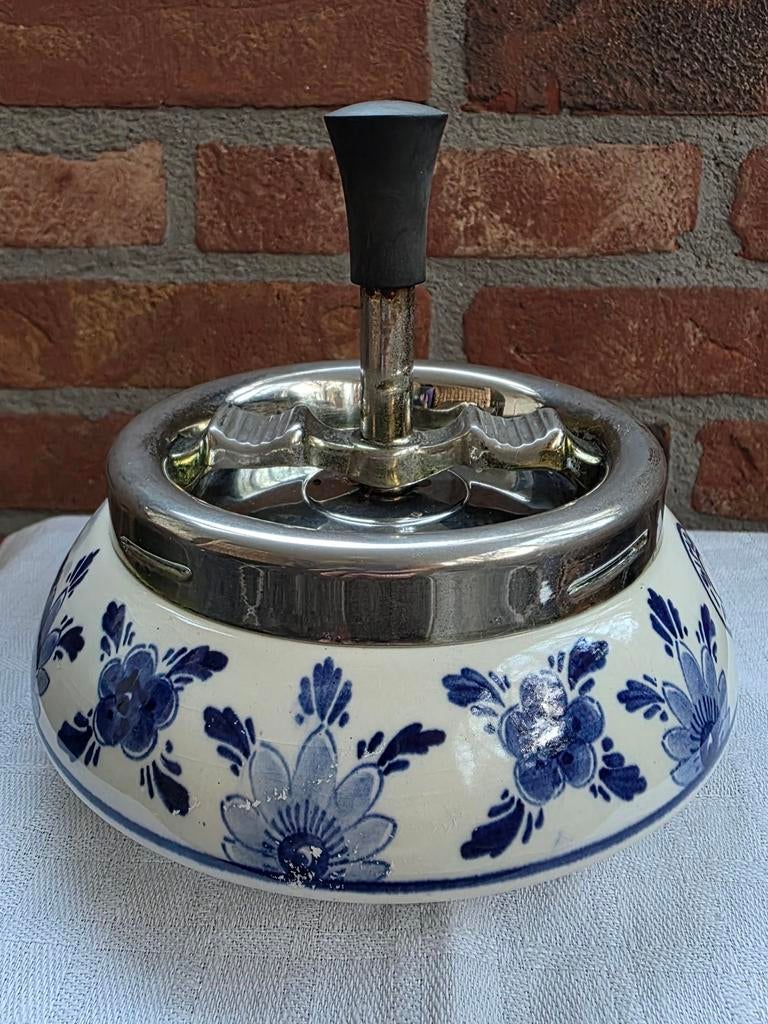 Delfts blauwe Asbak, Antiek en Kunst, Antiek | Keramiek en Aardewerk, Ophalen of Verzenden