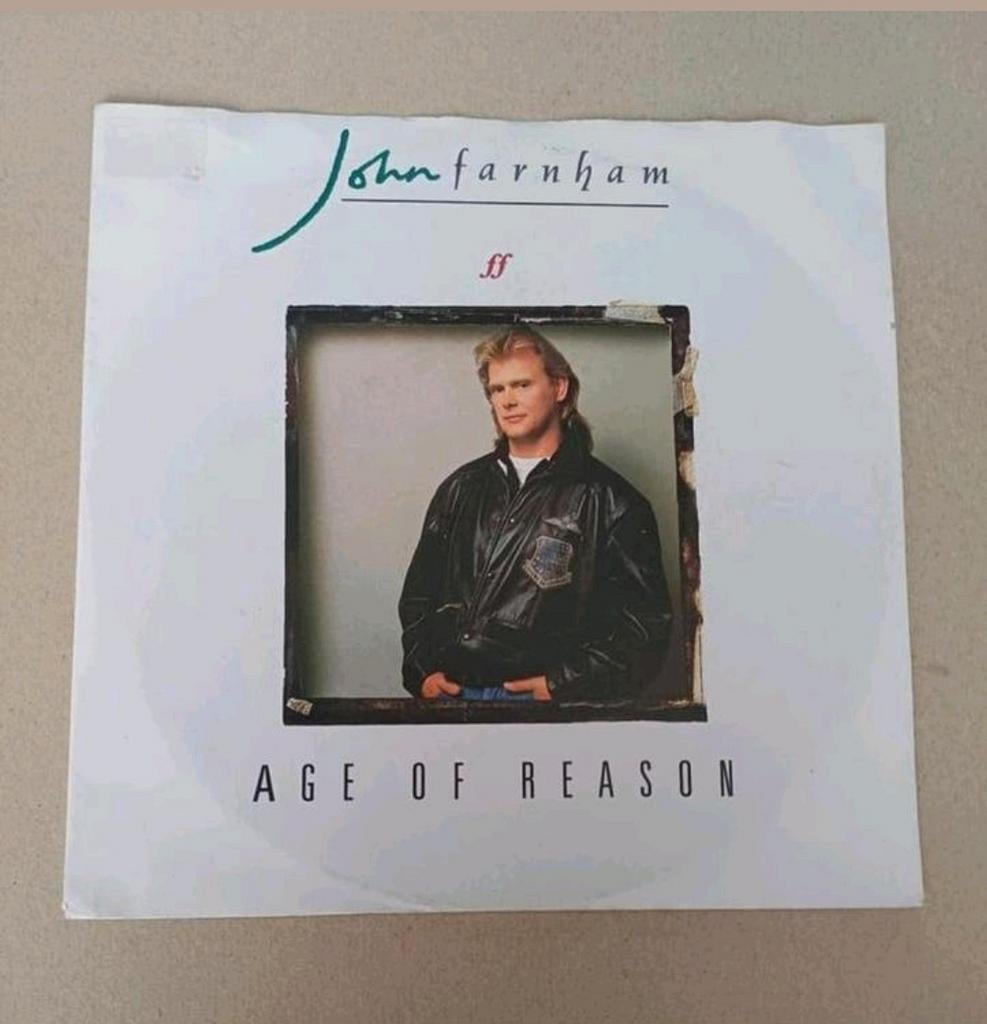 John Farnham  - Age Of Reason, Beschermende buitenhoes, Ophalen of Verzenden, Gebruikt, Pop