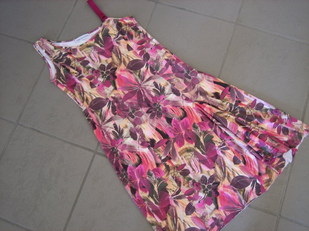 Enig fleurig jurkje van APRIORI, maat 38-40 snazzeys, Kleding | Dames, Maat 38/40 (M), Verzenden, Zo goed als nieuw, Roze