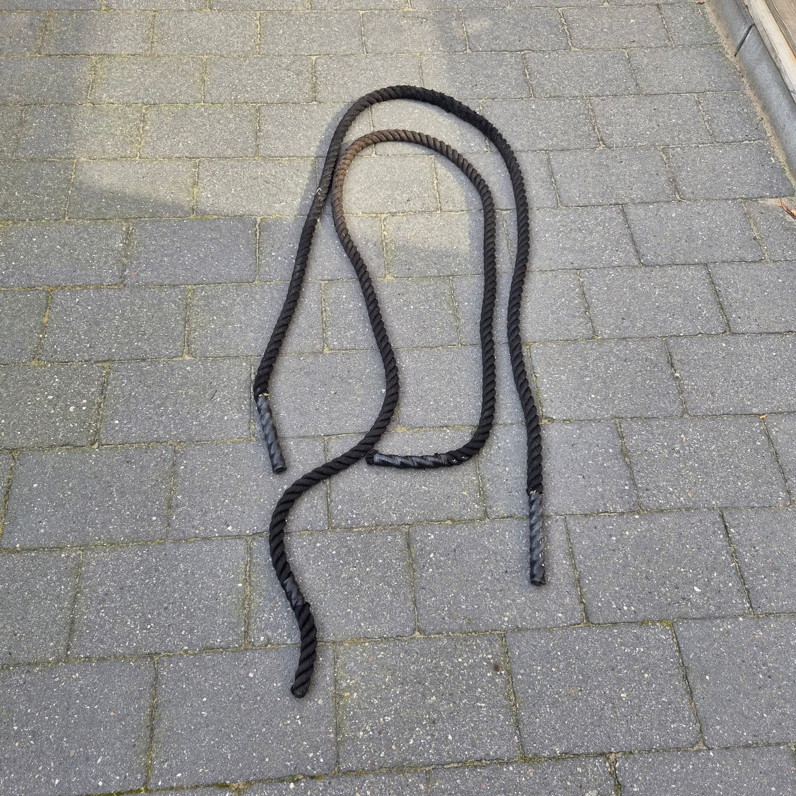 2x Verzwaard Springtouw - Ideaal voor Krachttraining, Sport en Fitness, Ophalen of Verzenden, Sport-springtouw, Gebruikt