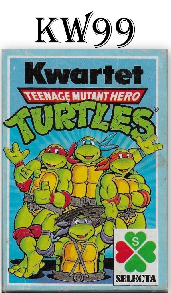 Teenage Mutant Hero Turtles kwartet spel, Ophalen of Verzenden, Zo goed als nieuw, Kwartet(ten)