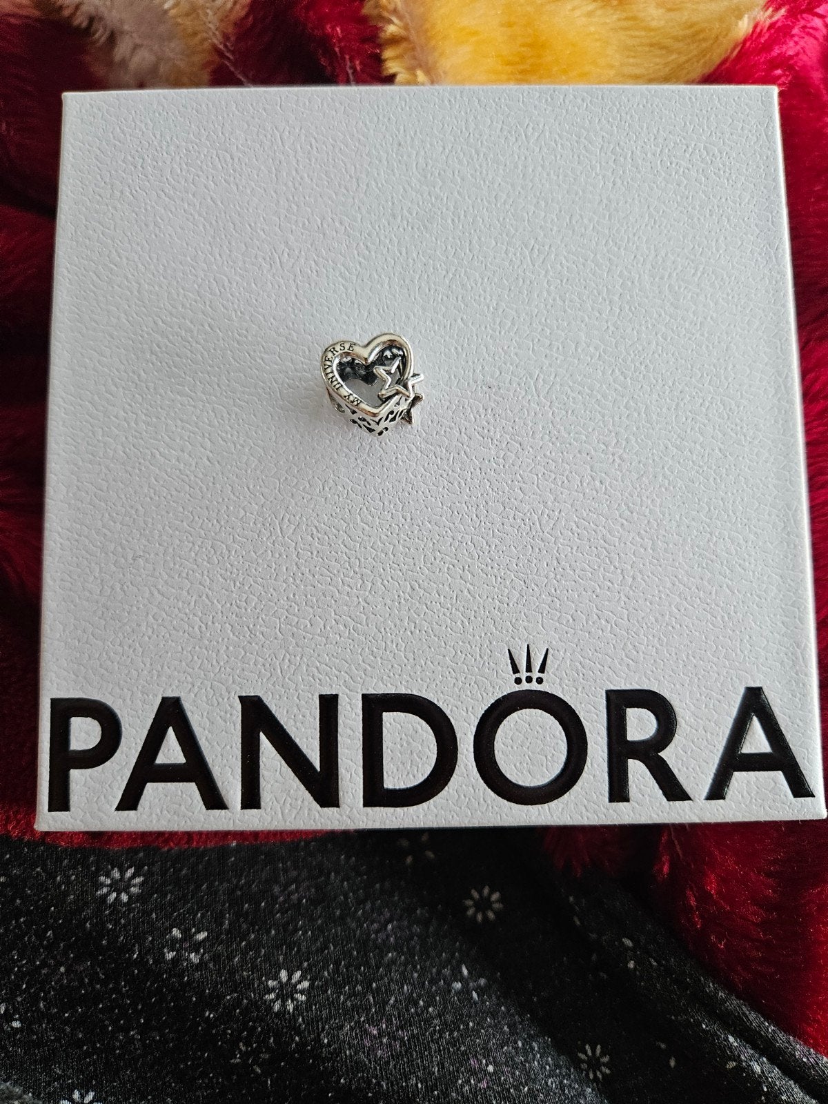 Pandora bedel hartje met ster, Ophalen of Verzenden