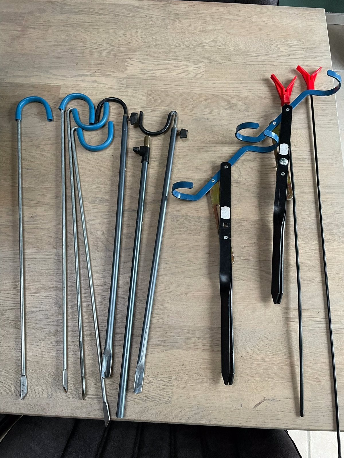 Vishengel standers, Ophalen of Verzenden, Zo goed als nieuw, Werphengel