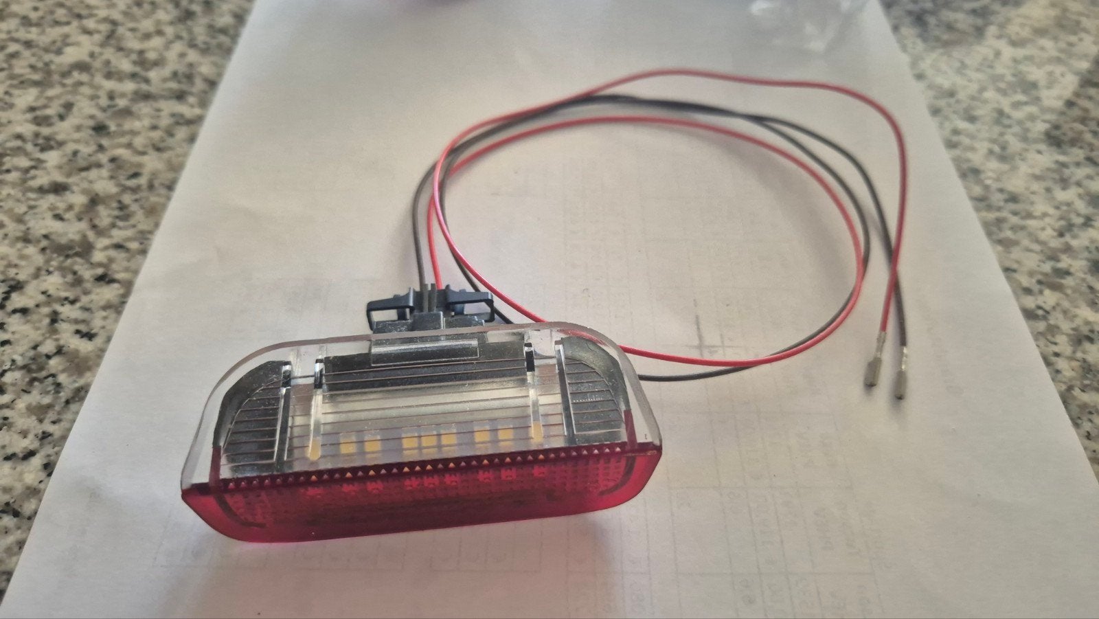 4x LED deurverlichting VW Skoda Seat Audi ongeveer 2005-2018, Hobby en Vrije tijd, Ophalen of Verzenden, Nieuw