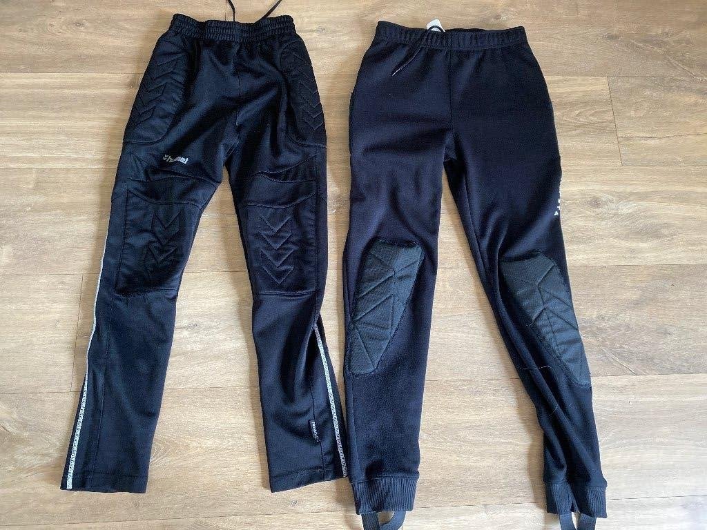 Kipstra keeperbroek  140 met gratis hummel trainingsbroek, Gebruikt, Jongen of Meisje, Kipsta, Ophalen