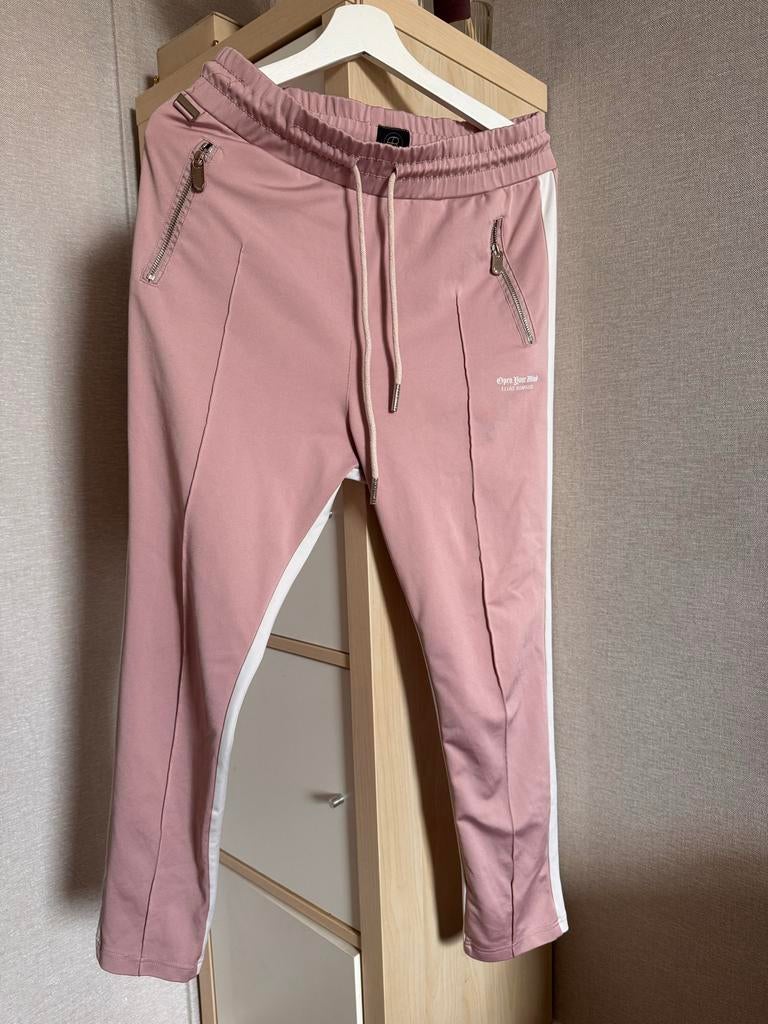 Elias Rumelis Joggingbroek Roze met Witte Strepen, Maat 38/40 (M), Ophalen of Verzenden, Zo goed als nieuw, Roze