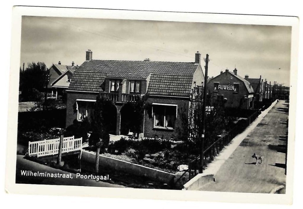 Poortugaal - Wilhelminastraat, Verzamelen, Ansichtkaarten | Nederland, Verzenden, 1920 tot 1940, Ongelopen, Zuid-Holland