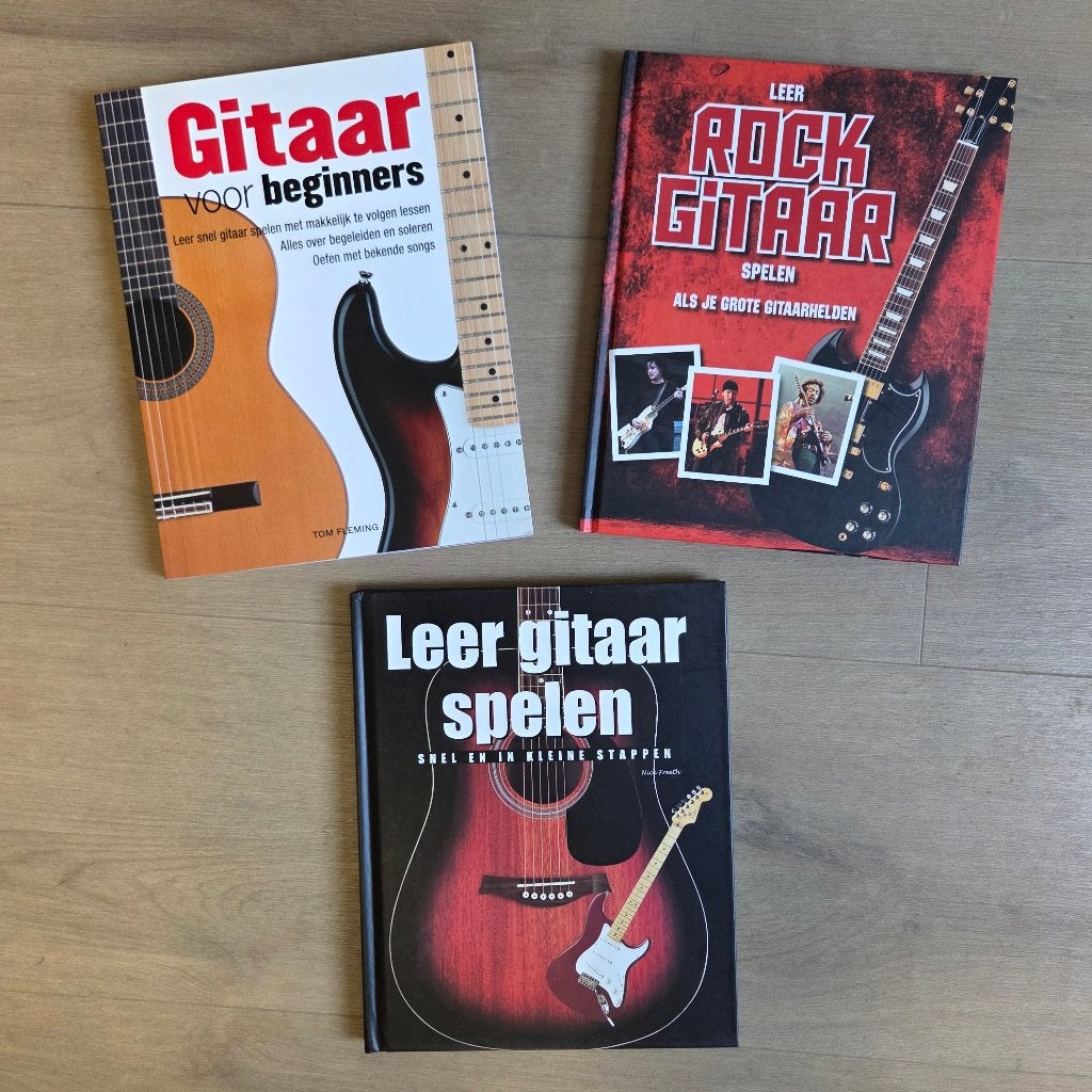 3 gitaar lesboeken (nieuw), Boeken, Ophalen of Verzenden, Nieuw, Instrument