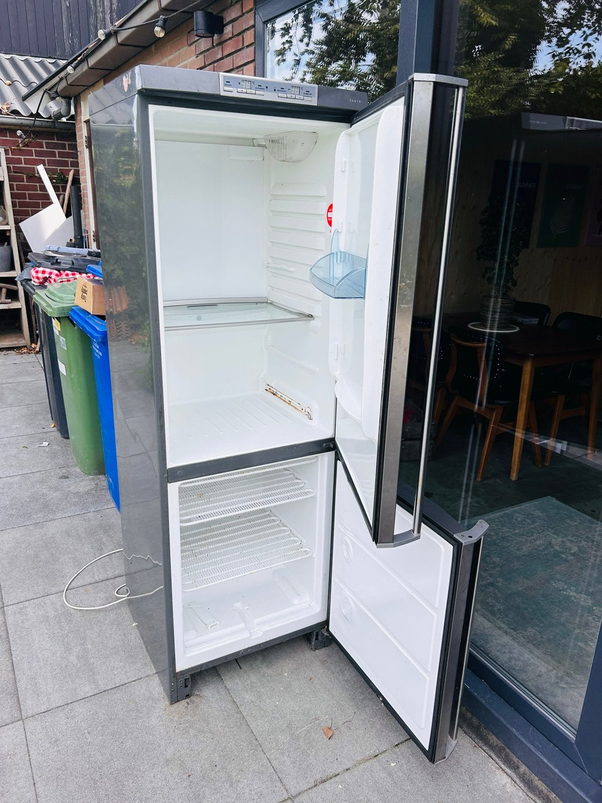 Koelkast met vriesgedeelte - Gebruikt, Witgoed en Apparatuur, Koelkasten en IJskasten, Ophalen, Gebruikt, 200 liter of meer, 60 cm of meer