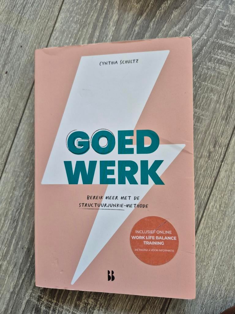 Goed Werk - Cynthia Schultz (Structuurjunkie Methode), Boeken, Overige Boeken, Ophalen of Verzenden