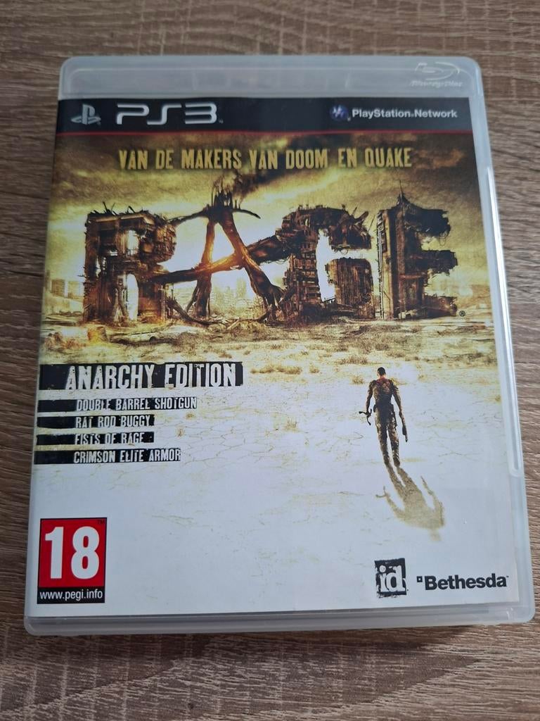 PS3 Rage Anarchy Edition, Online, Gebruikt, Vanaf 18 jaar, Shooter