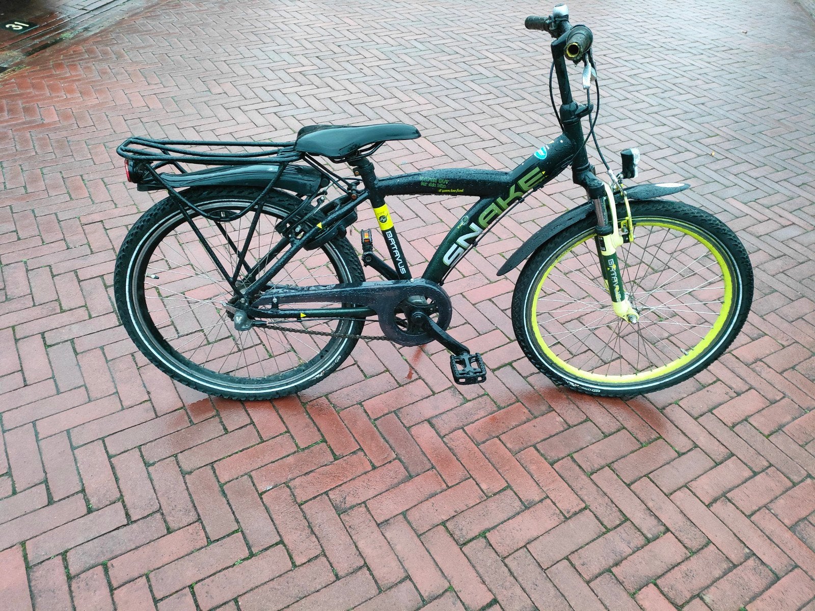 Batavus snake fiets 24 inch met 3 versnelling, Ophalen, Terugtraprem, 24 inch, Batavus Snake fiets
