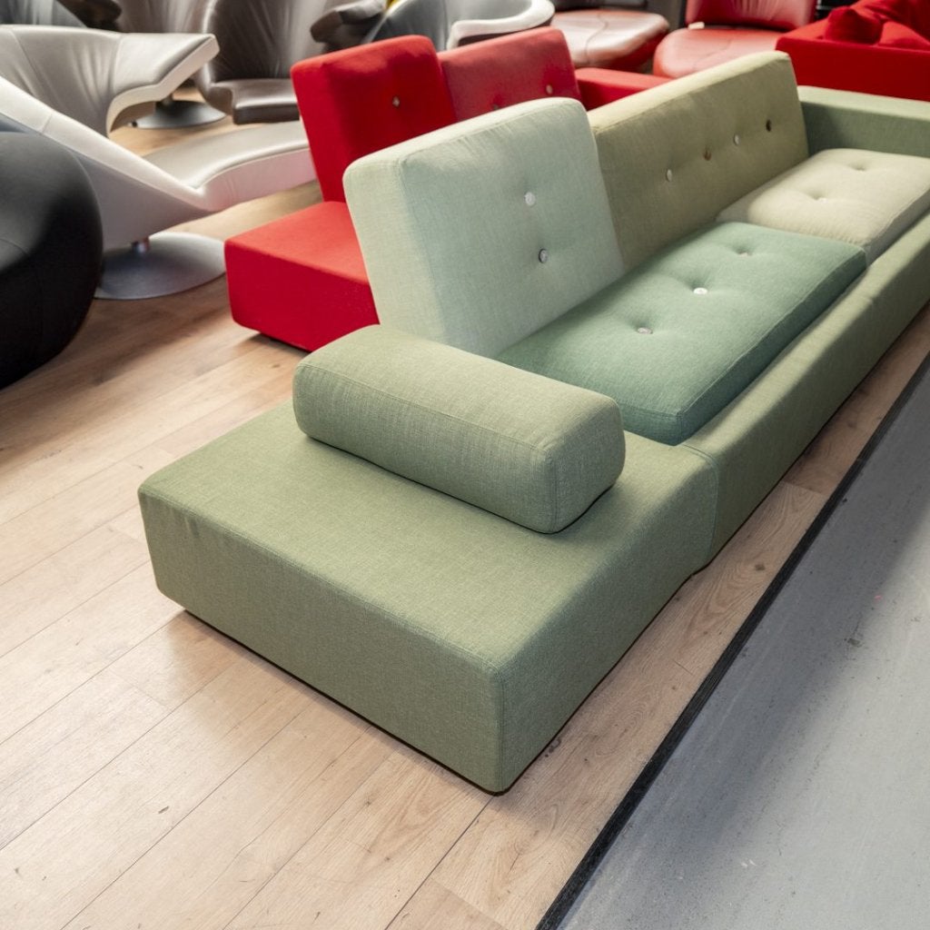 Vitra Polder Sofa XXL Groen Mix Stof, Huis en Inrichting, Niet ingevuld, Zo goed als nieuw, Niet ingevuld, Niet ingevuld