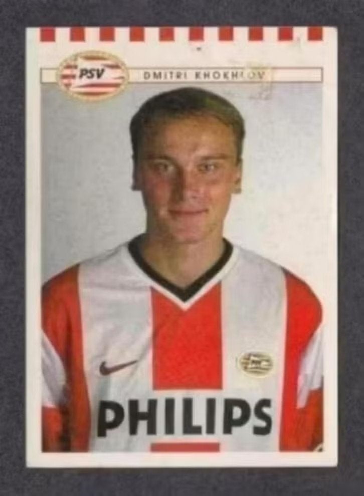 Voetbal PSV Eindhoven Dmitri Khokhlov., Ophalen of Verzenden, 1980 tot heden, Ongelopen, Sport en Spel