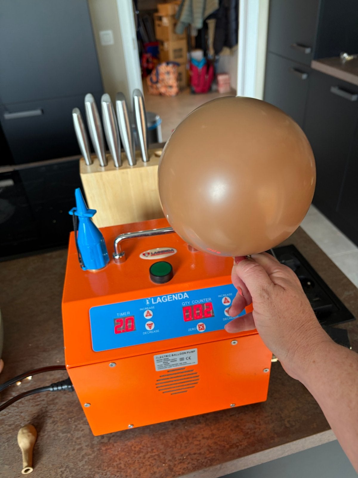 Lagenda professionele ballonnenpomp nr. 3, Ophalen, Gebruikt, Feestartikel