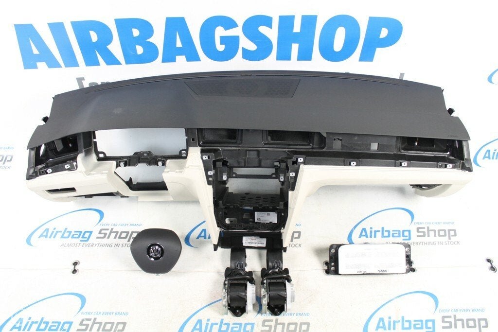 Airbag set - Dashboard zwart/beige Volkswagen Passat B8