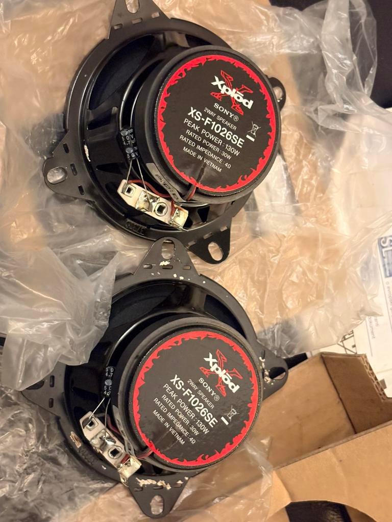 Sony Xplod XS-F1026SE 130W autoluidsprekers, Auto diversen, Autospeakers, Ophalen of Verzenden, Zo goed als nieuw