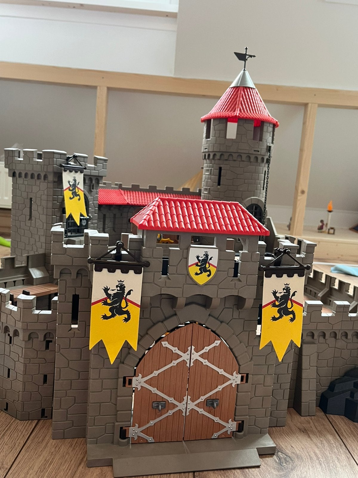 Playmobil Kasteel van de Leeuwenridders – 4865, Ophalen of Verzenden, Gebruikt, Complete set, Kasteel/Fort