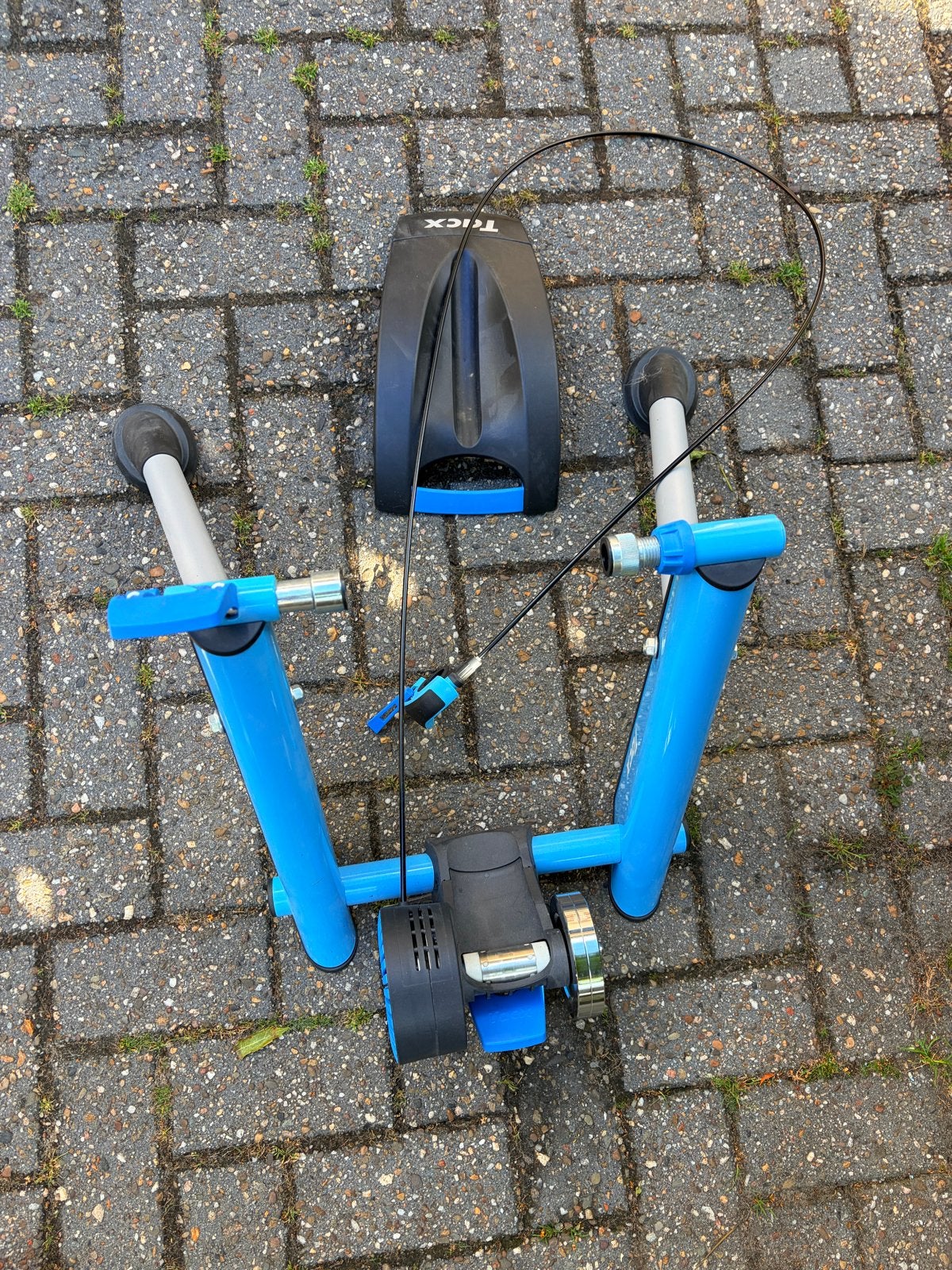 Tacx Fiets Trainer met Voorwielsteun, Sport en Fitness, Ophalen, Gebruikt, Overige typen