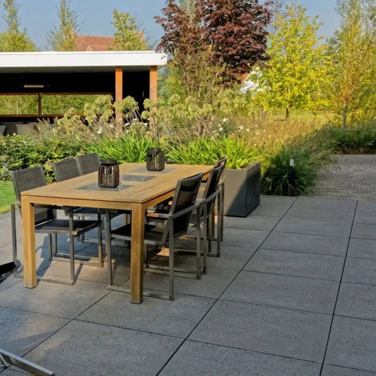 9 Schellevis Tegels 80x80x5 cm Antraciet, Ophalen, Overige materialen, Nieuw, 5 tot 10 m²