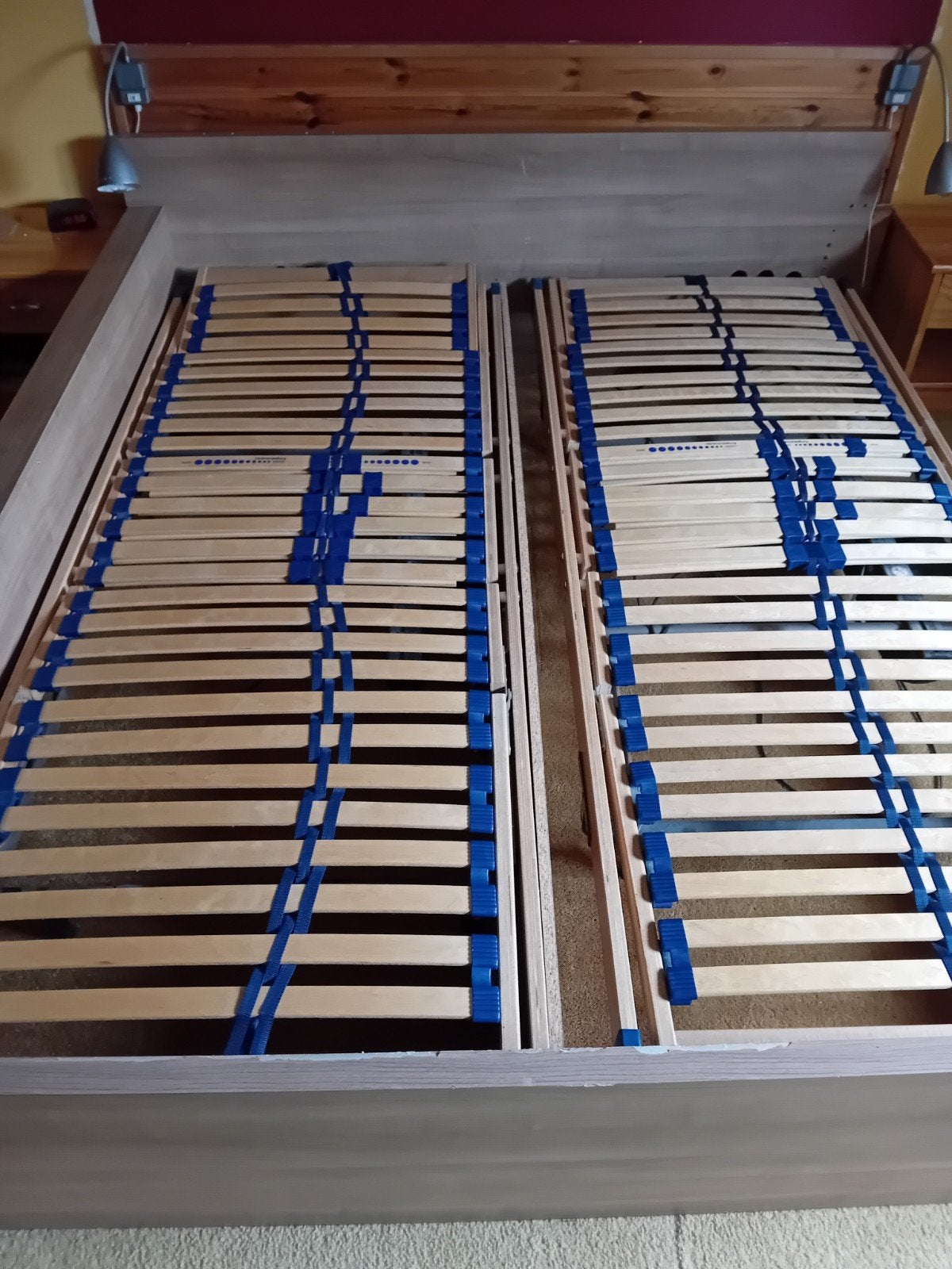 Verstelbare lattenbodems (2x) met afstandsbediening, Overige kleuren, Tweepersoons, Ophalen of Verzenden, 80 cm