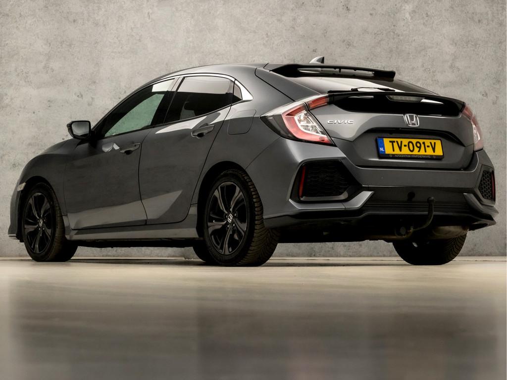 Honda Civic 1.0 i-VTEC Sport Automaat (NAVIGATIE, CAMERA, ZW, Auto's, 12 maanden, Stof, Gebruikt, Bedrijf
