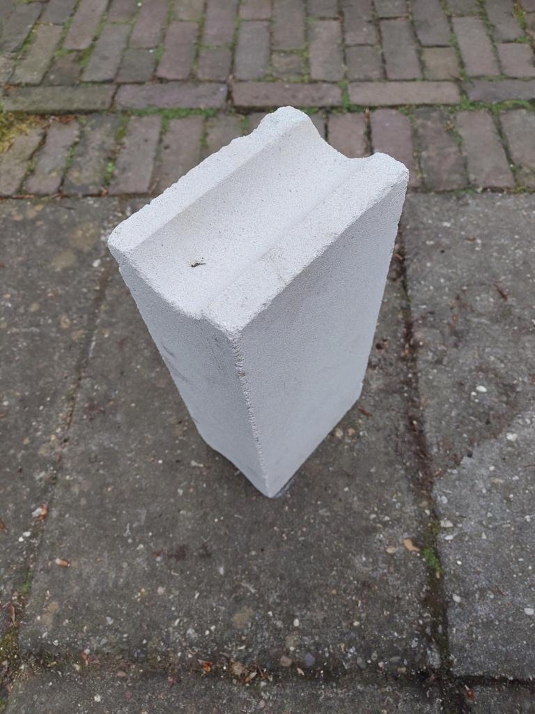 kalkzandsteen metselblokken, Ophalen, Zo goed als nieuw, Kalkzandstenen