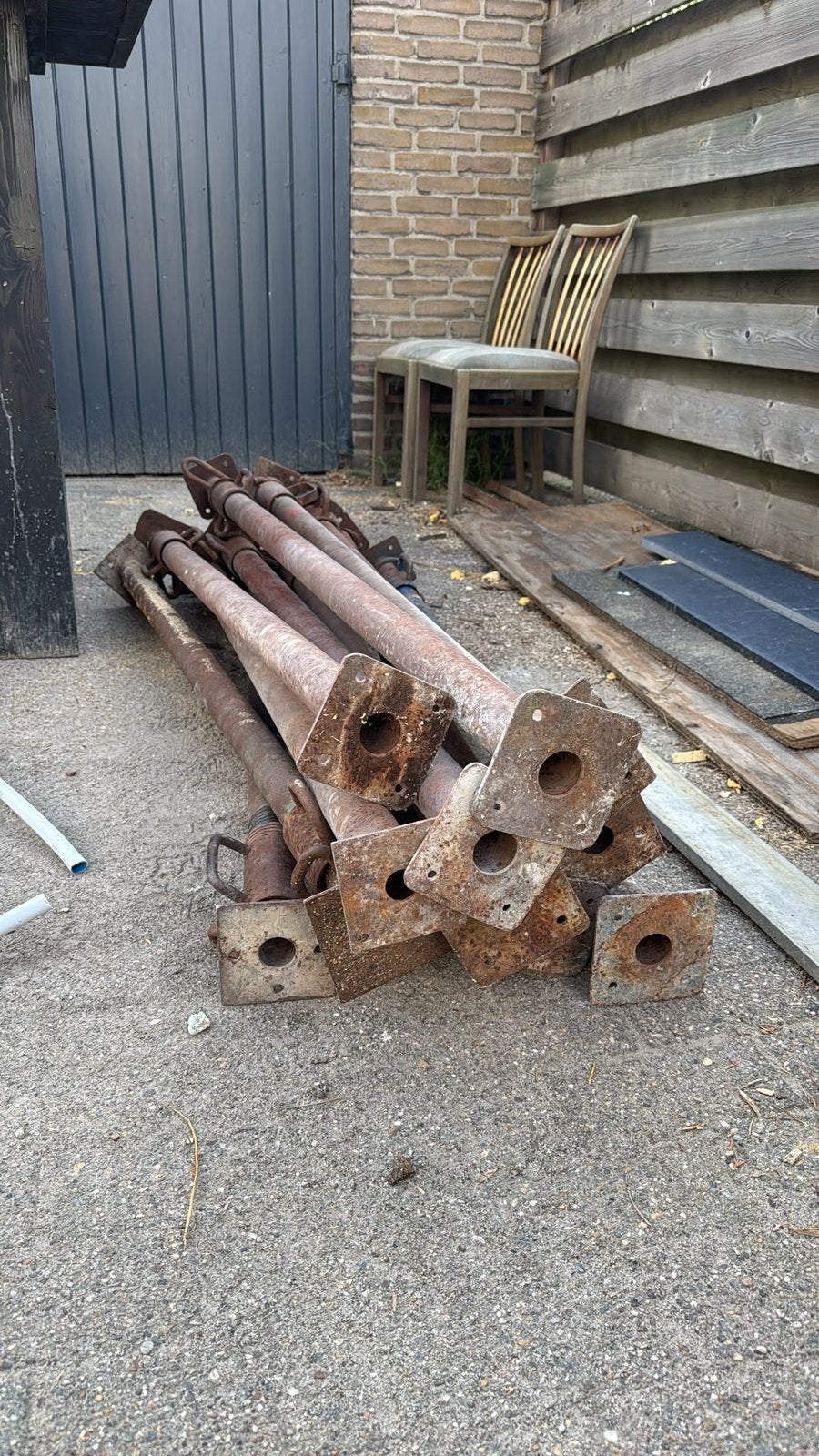 Bouwstempels 2,90meter, Ophalen, Gebruikt, 250 mm of meer, Overige typen