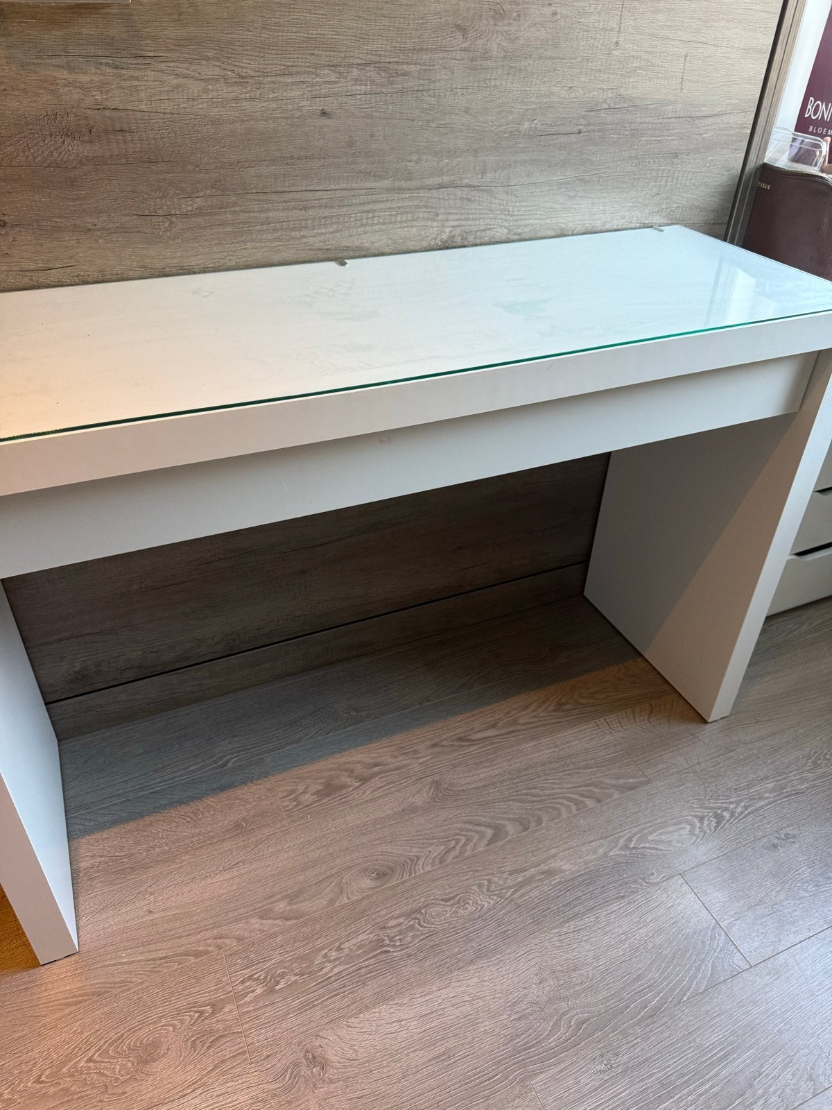Ikea Malm make-up tafel - Zo goed als nieuw, Ophalen, Zo goed als nieuw, Hout, 100 tot 150 cm