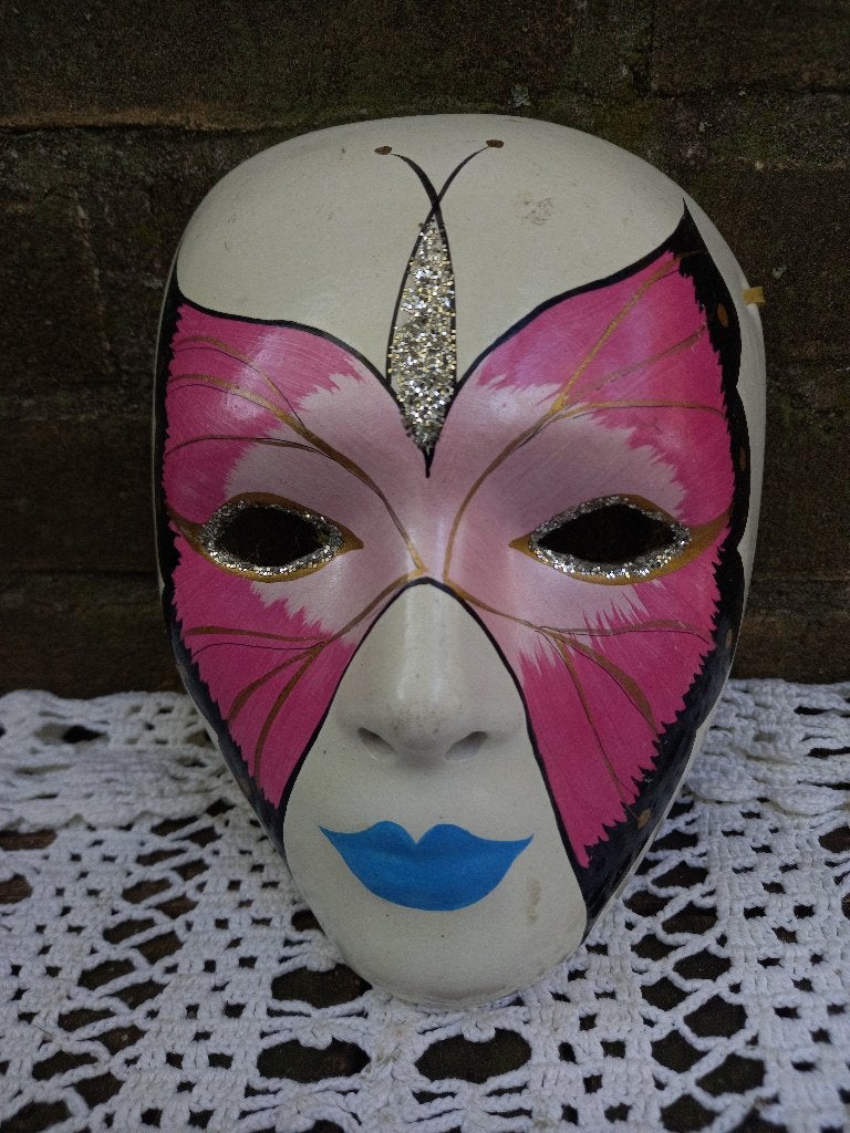 Venetiaans masker, Ophalen of Verzenden, Gebruikt, Steen/keramiek, Overige typen