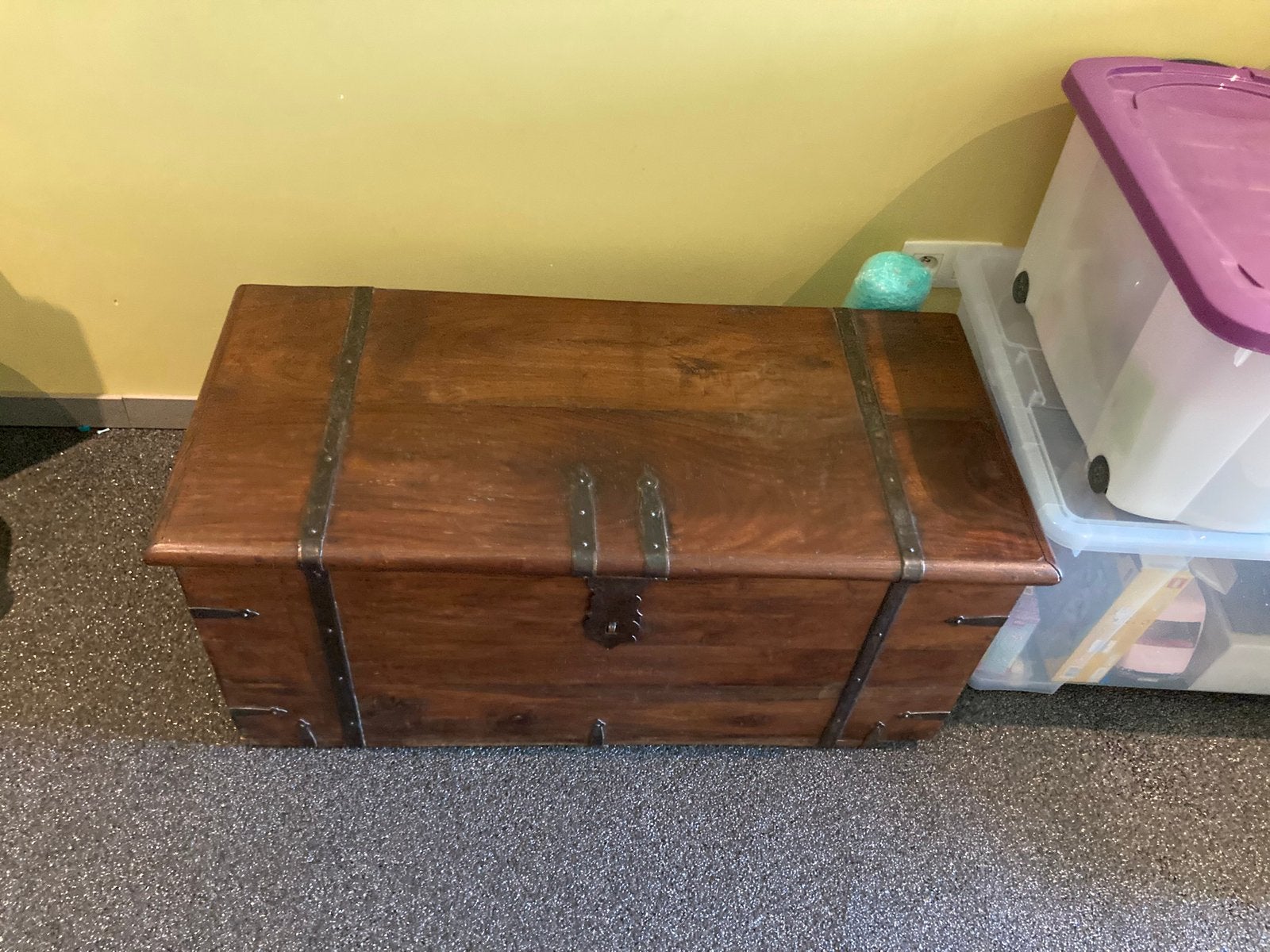 Antieke kist, Huis en Inrichting, Woonaccessoires | Kisten, Ophalen, Gebruikt, 50 tot 100 cm, Minder dan 50 cm