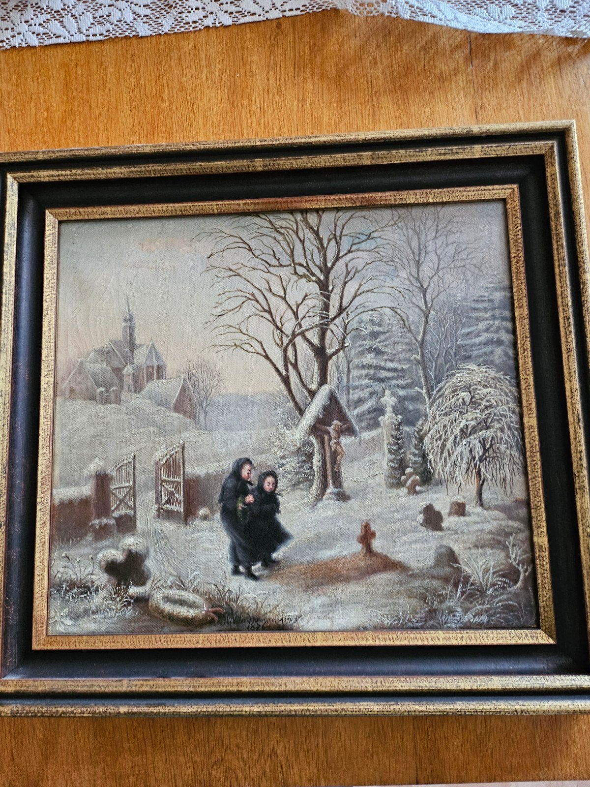 Schilderij  (Peter Heinrich) Windhausen  1876, Ophalen
