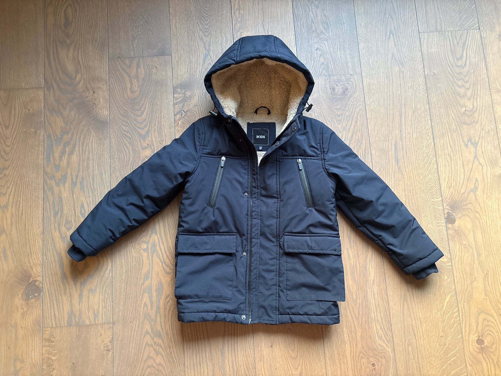 Warme Parka Jas Terstal Kids Maat 122/128, Kinderen en Baby's, Kinderkleding | Maat 122, Ophalen of Verzenden, Zo goed als nieuw