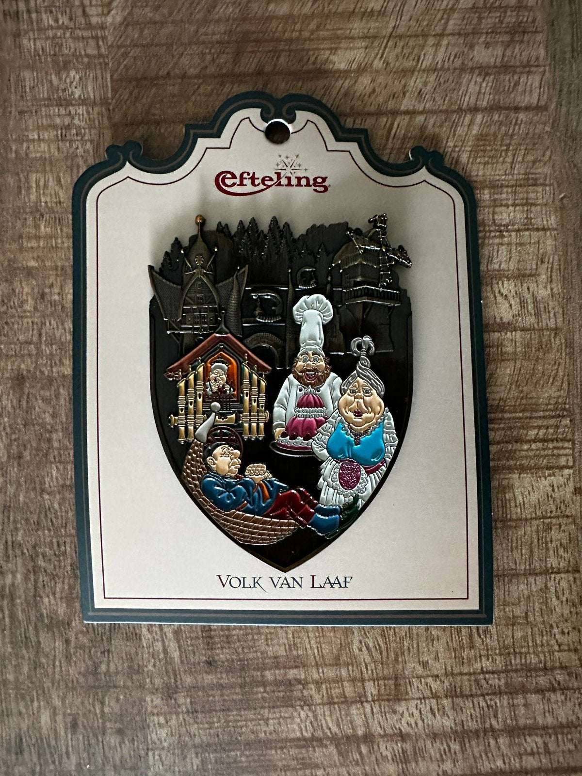Efteling pin Volk van Laaf, Verzamelen, Efteling, Ophalen of Verzenden, Nieuw, Button of Speldje