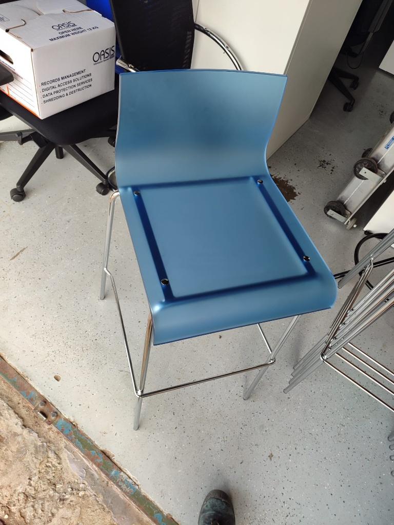 10 Pedrali Barkrukken, Ophalen, Kunststof, Met voetsteun, 60 tot 90 cm