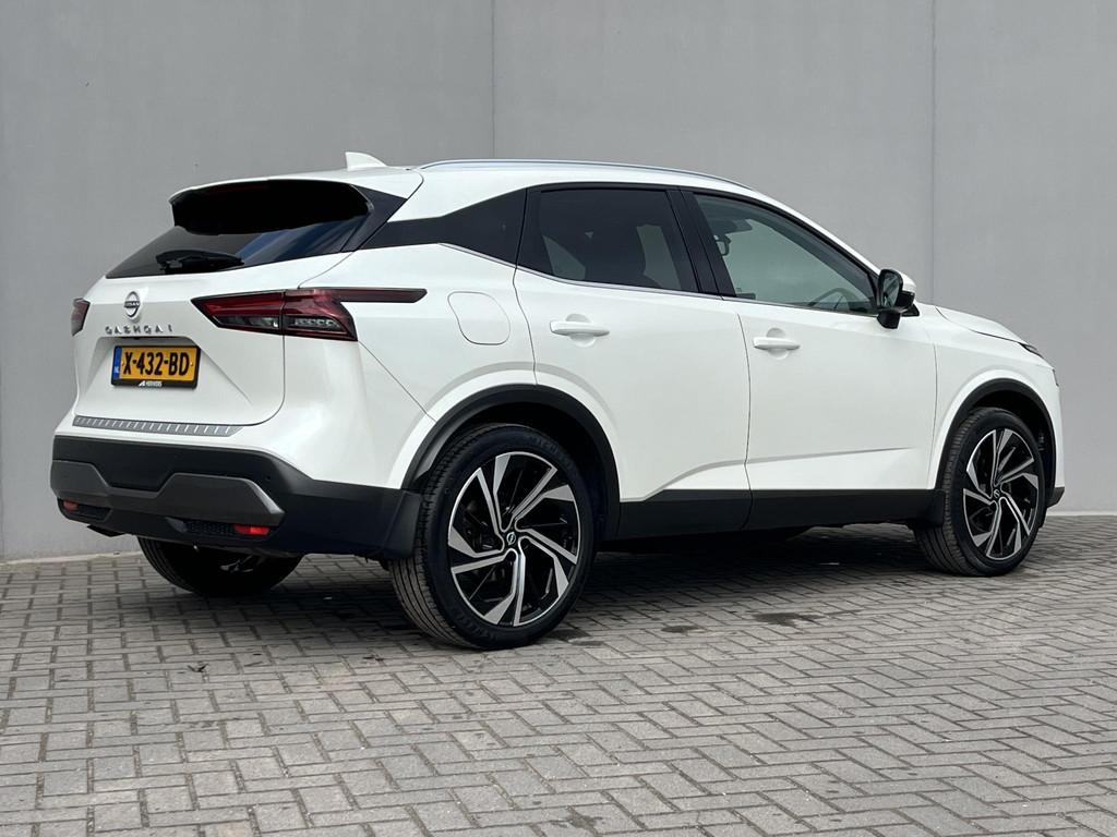 Nissan Qashqai 1.3 MHEV Xtronic Tekna Plus / Origineel NL /, Euro 6, Wit, Qashqai, 725 kg