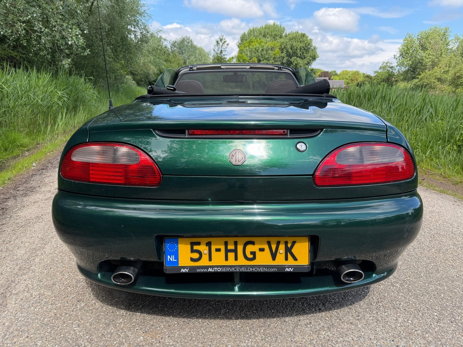 MG F 1.8 I 2000 Groen met leder uitstekend onderhouden, Achterwielaandrijving, 40 €/maand, 4 cilinders, Cabriolet