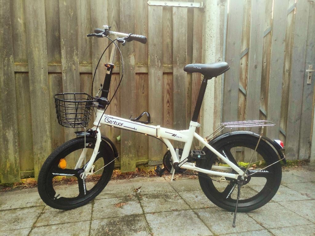 Sentuor "City Life" folding bike 22 inch wheels, Fietsen en Brommers, Overige merken, 20 inch of meer, Gebruikt, Velgrem