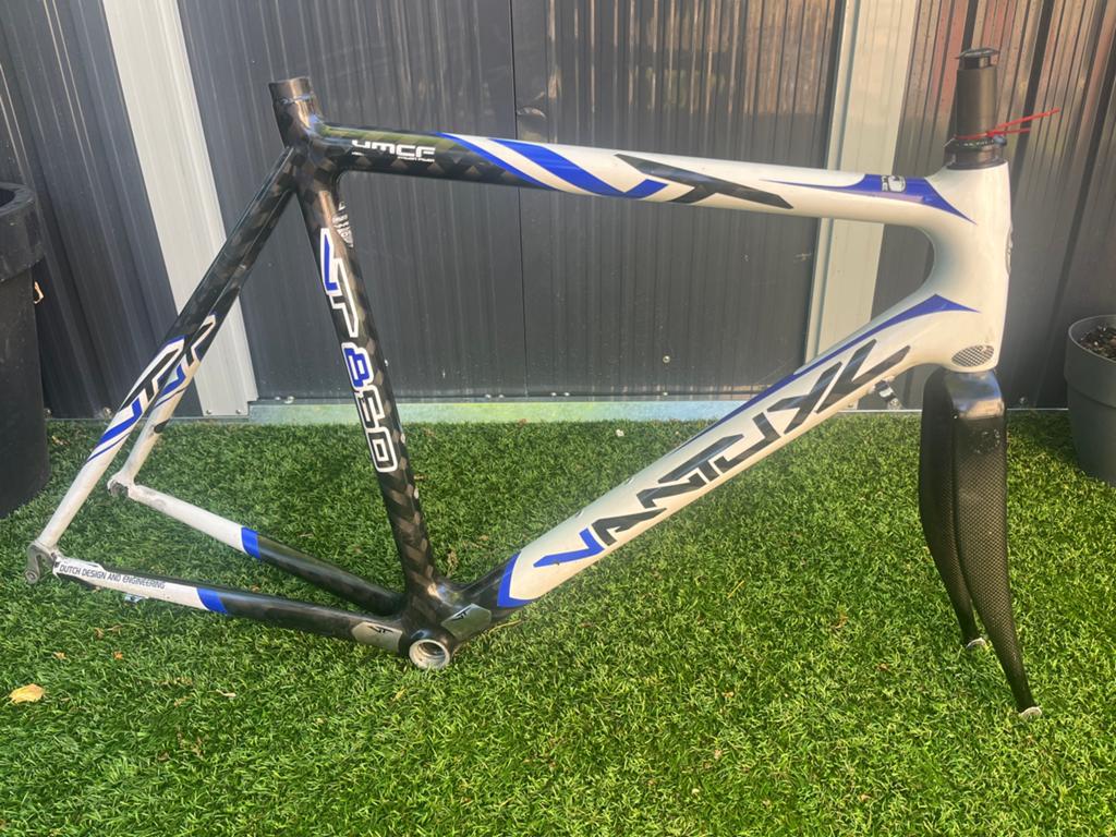 Van Tuyl TiCa en goede en mooie Van Tuyl VT850 frameset !!, Ophalen, Frame, Titanium, Zo goed als nieuw