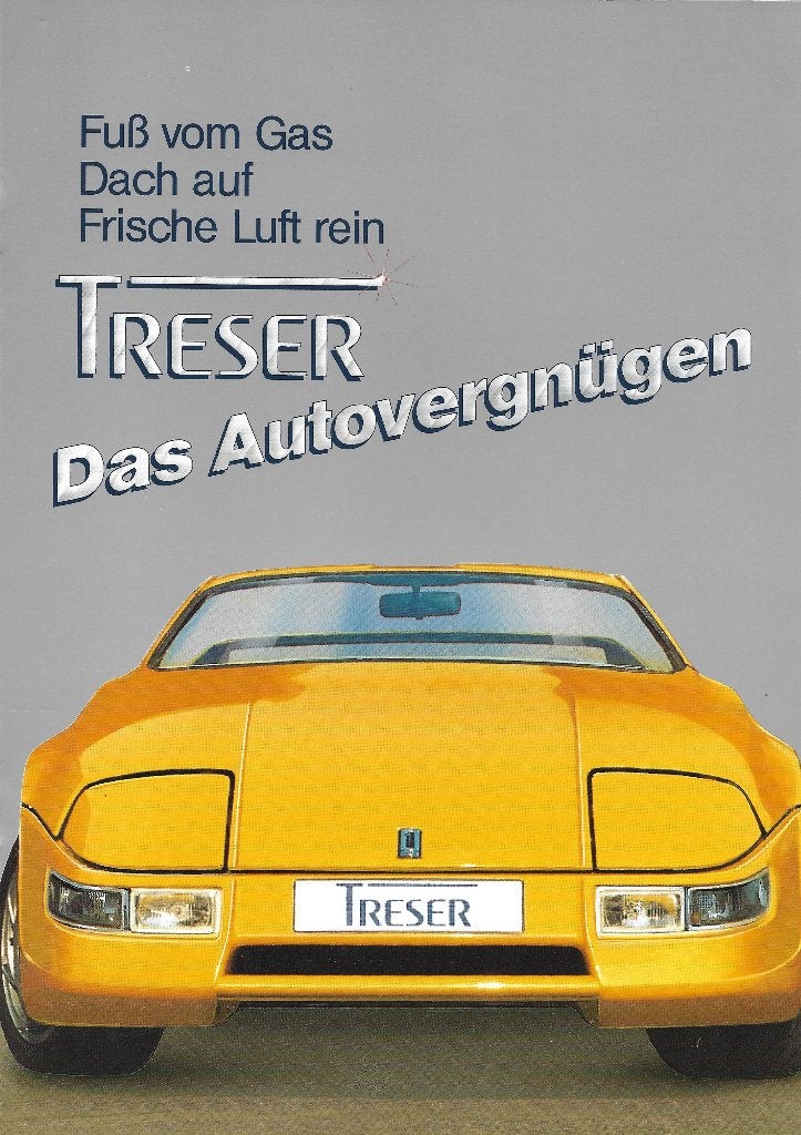 Treser roadster folder, Ophalen of Verzenden, Gelezen, Overige merken