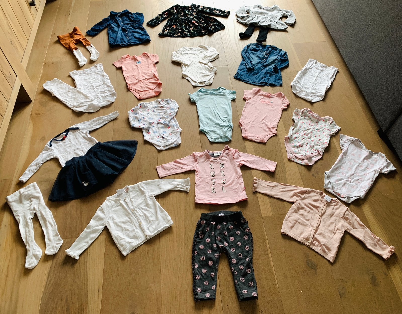 🌸 Baby zomer kleding pakket meisje 74 ☀️ Rompers/jurkjes, Ophalen of Verzenden, Zo goed als nieuw, Meisje, Setje