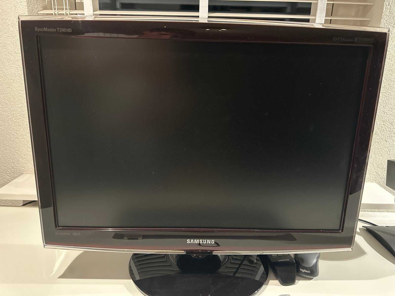 Samsung SyncMaster T240HD TV/Monitor met afstandsbediening, Gebruikt, Ophalen of Verzenden, Samsung, 60 tot 80 cm
